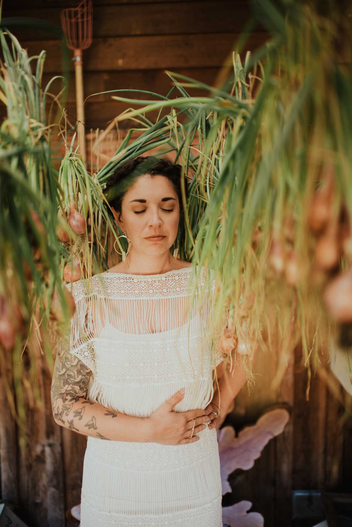 Bride Photographs at Willow Witt Ranch