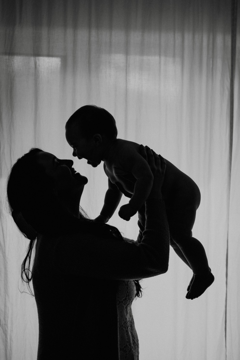 Mom and Baby smiling