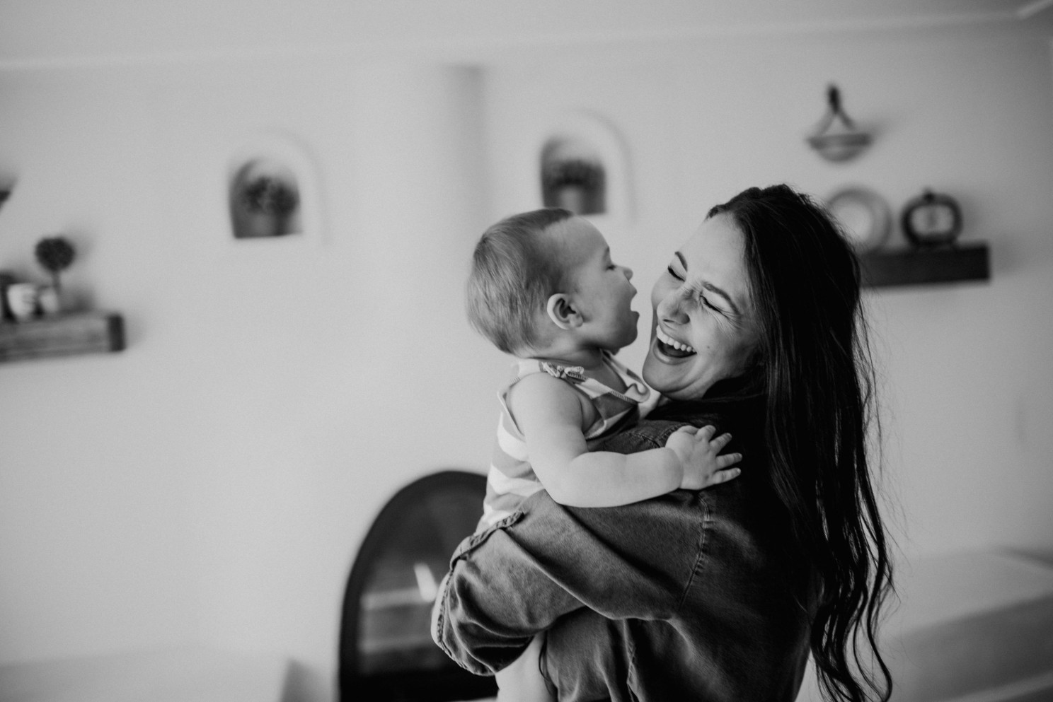 Mom and Baby Laughing