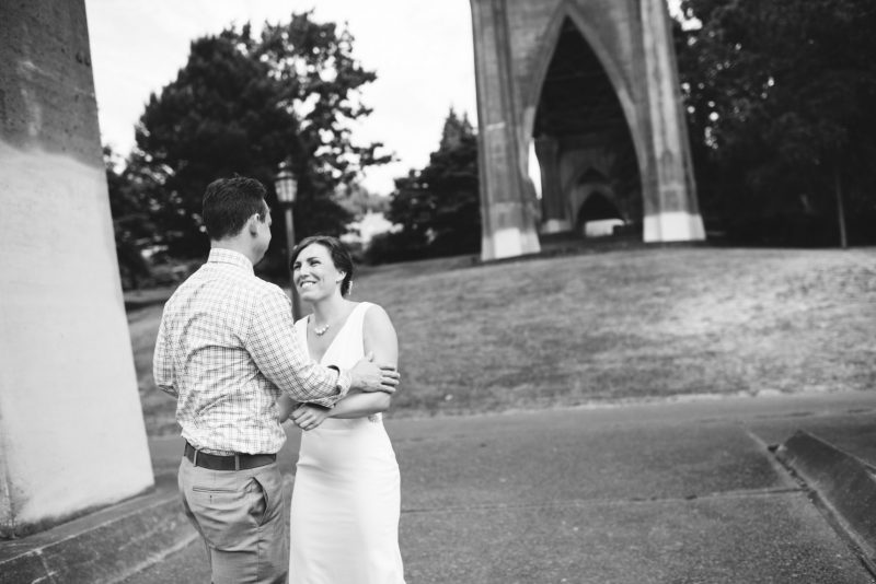 Emotional first look by groom