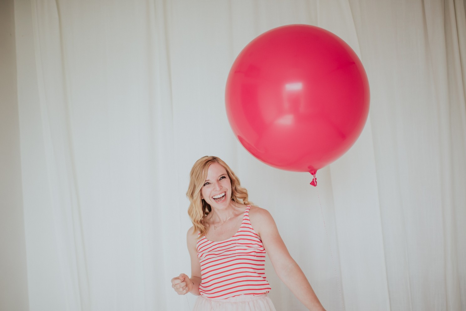 Women Portrait with Ballon